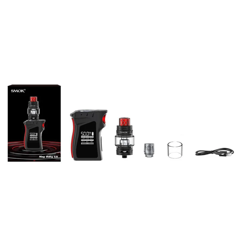 Оригинальная электронная сигарета Smok Mag Детский комплект с 50 Вт Baby Box Mod 1600 мАч