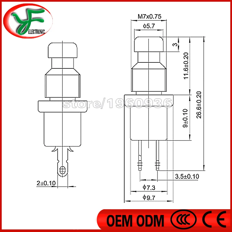 Бесплатная доставка 6 шт./лот PBS-110 большой игровой автомат кнопка мгновенного