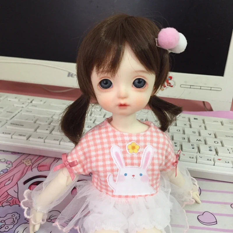 D01-P461 children handmade toy 1/6 Doll Accessories BJD doll wig Chocolate Double Horsetail Sheep Milk Thistle 1pcs
D01-P461 children handmade toy 1/6 Doll Accessories BJD doll wig Chocolate Double Horsetail Sheep Milk Thistle 1pcs