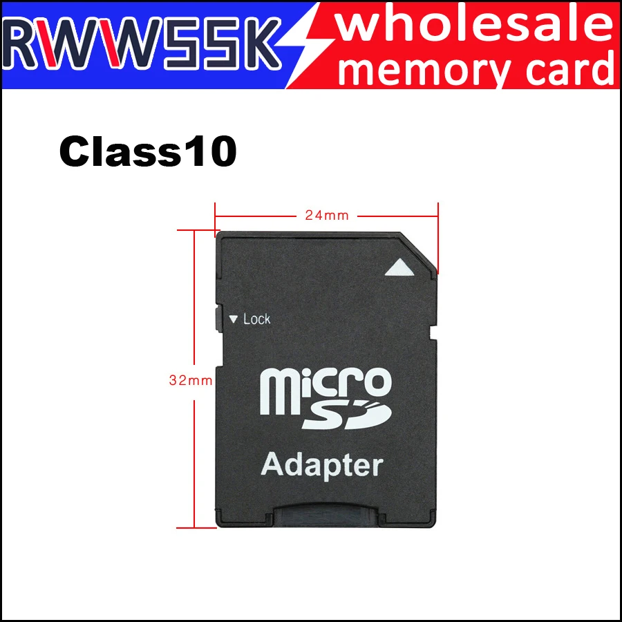 2 шт./лот высокое качество высокая скорость класс 10 Micro SD TF для SD SDHC SDXC карта адаптер