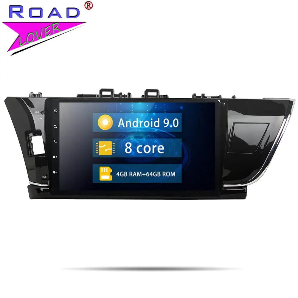 

Автомагнитола 2 Din, Android 9,0, GPS-навигация, автомагнитола, мультимедийный проигрыватель для Toyota Corolla 2014-2015, стерео-блок
