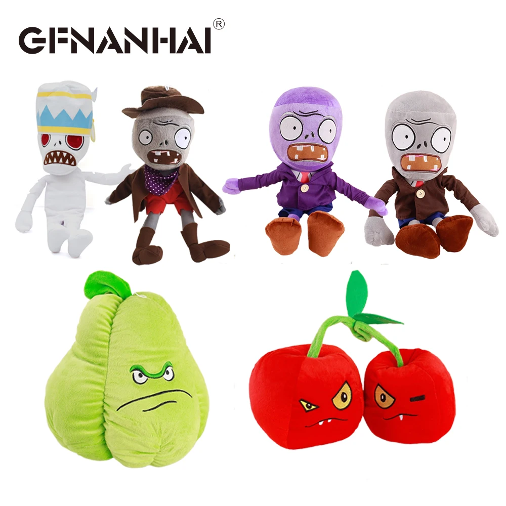 

20pcs/set fashion plants & zombies plush toy stuffed soft figure game dolls baby children party birthday gift