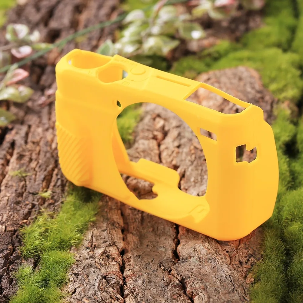 PULUZ Cover Case for Canon EOS G7 X Mark II Soft Silicone Rubber Camera Protective Body Skin Yellow Bag | Электроника