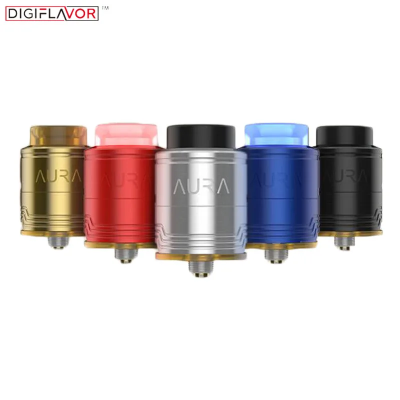 100% Оригинальный резервуар Digiflavor Aura RDA 1 5 мл емкости рапылителя с шаговым зажимом