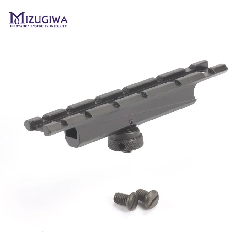 Mizugiwa Тактический 12 слотов плоской вершиной Сфера рейку 20 мм База AR для M4/M16 ручка