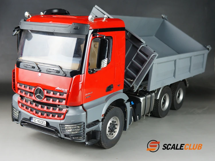 Радиоуправляемая трехполосная головка scaleclub Sika Model Taniya 1/14 3363 3348 Benz AROCS 6X6 | Игрушки