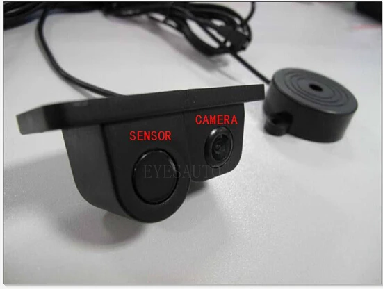 Новейший 2 в 1 видеокамера датчик парковки + Автомобильная камера объединяются