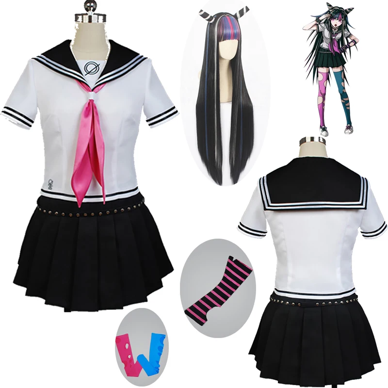 Супер dangronpa 2 Danganronpa Ибуки миода маскарадные костюмы костюм юбка Хэллоуин для