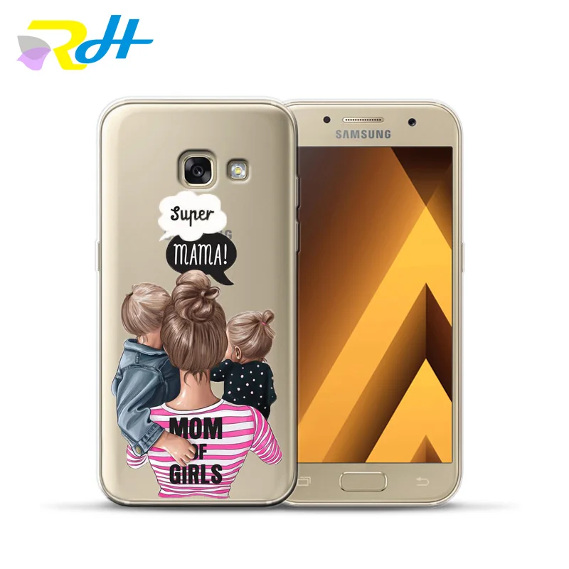 6 Мягкий ТПУ чехол для samsung Galaxy A7 Coque Etui Baby Mom Girl для samsung Galaxy A10 20 30 40 50 70 A6 A8 Plus чехол - Цвет: 6