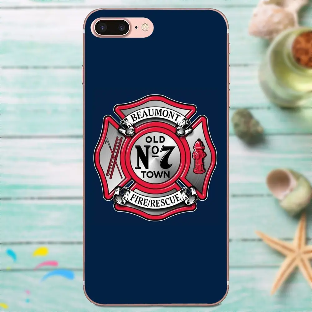Пожарный отдел Fd Fire Logo TPU Live Love Phone для Apple iPhone 4 4S 5 5C 5S SE 6 6S 7 8 Plus X XS Max