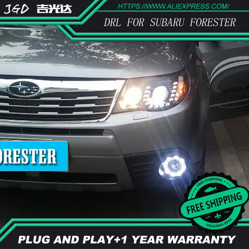 Для Subaru Forester 2009 2010 2011 2012 поворотный одиночный водонепроницаемый хромированный