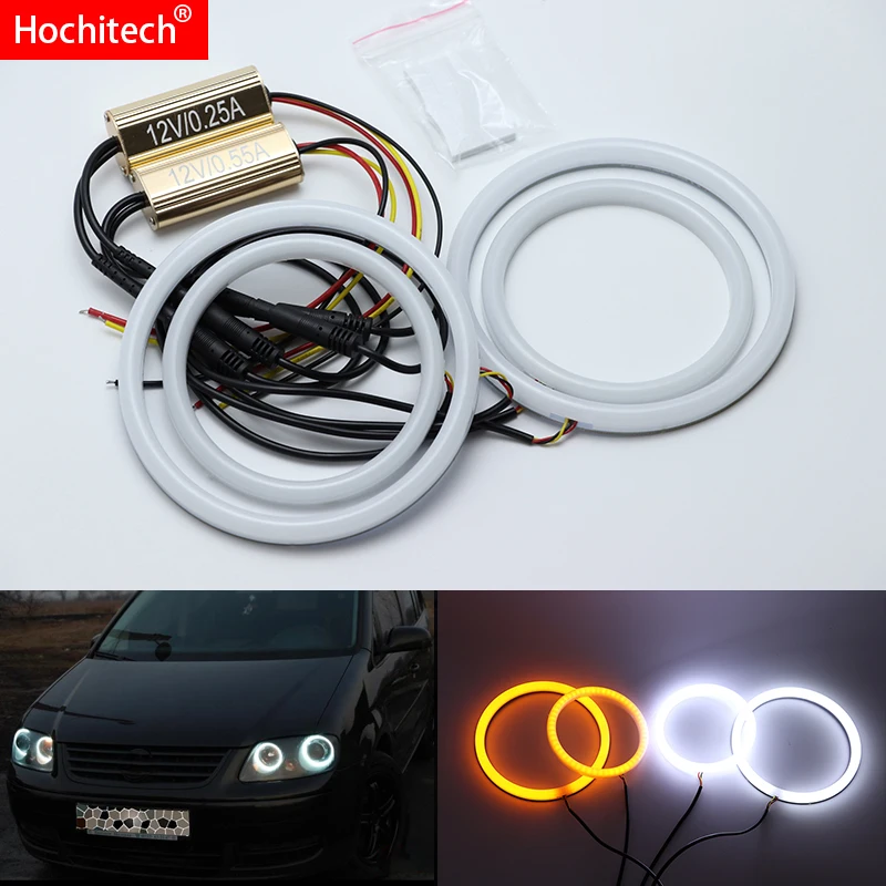 Для Volkswagen Touran 2004 2005 2006 2007 белый и янтарный двухцветный хлопок комплект