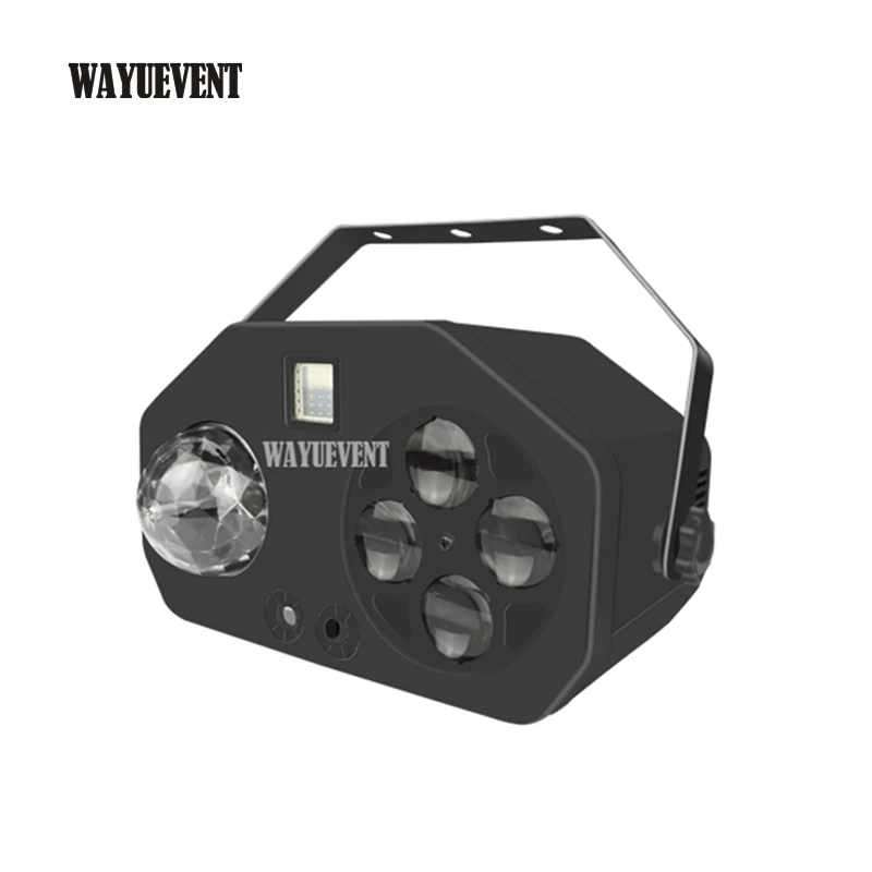 Новинка Светодиодный светодиодная лазерная вспышка 4 в 1 Gobo Strobe butterfly derby