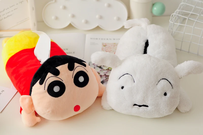 1 шт. 42 см мультяшная мягкая плюшевая подушка Crayon Shin-chan dog для автомобиля тканевая