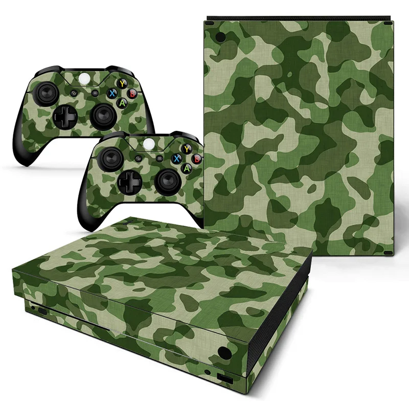 GOOYIYO-для Microsoft xbox ONE X наклейка геймер консоль контроллер виниловая переводная наклейка, имиджевый камуфляж кожи xbox ONE X наклейка