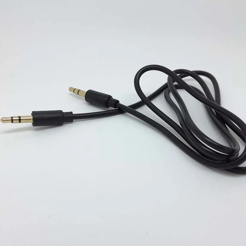 Бесплатная доставка Премиум позолоченный Aux кабель стерео аудио 3 5 мм вход штекер