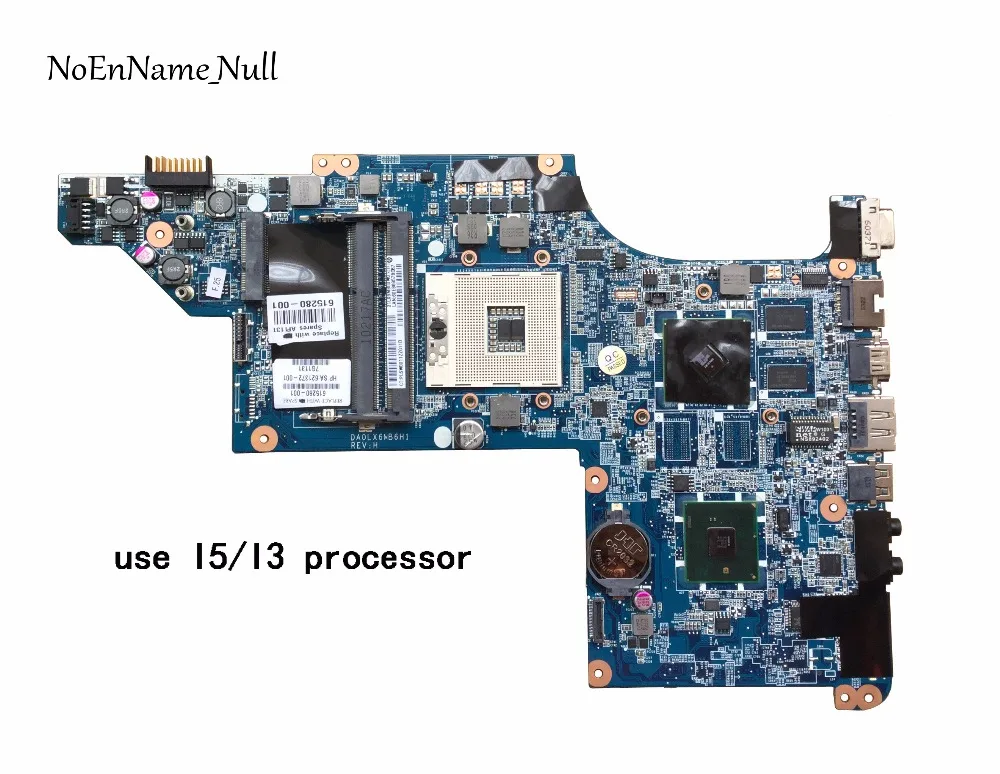 615280-001 DA0LX6MB6G1 DA0LX6MB6H1 Материнская плата для hp Pavilion DV6 DV6-3000 материнская плата, протестированная рабочая