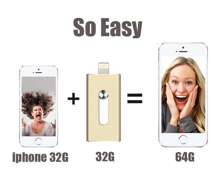 usb-накопитель iOS для iPhone/iPad/Android Phone TYPE C Usb Stick для iPhone6 7 8 X XS XR Pendrive 128GB диск на ключе 3,0