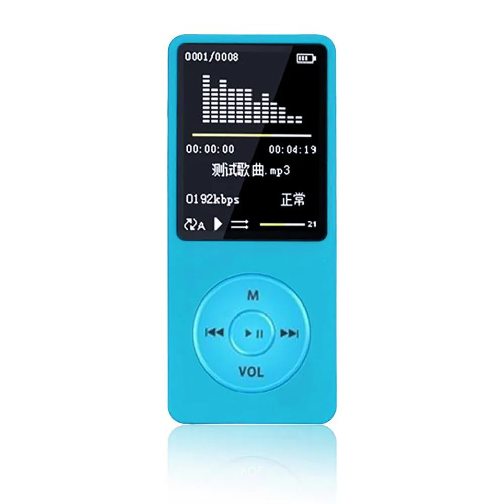 70 часов воспроизведения MP3 MP4 без потерь Звук Музыкальный плеер TXT электронная книга FM рекордер TF карта Поддержка до 128 ГБ дрошиппинг 701