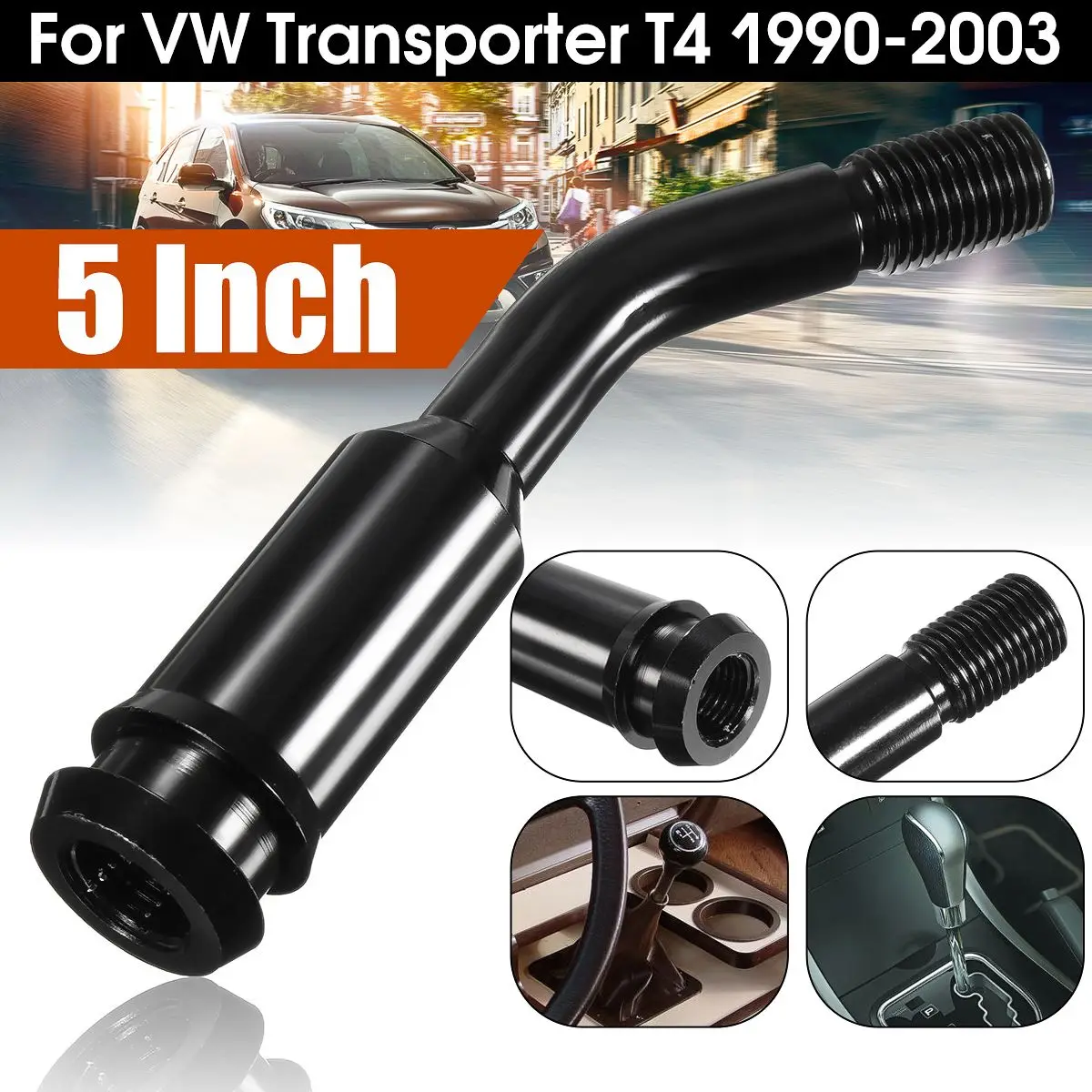 Алюминиевый черный рычаг переключения передач для VW Transporter T4 1990 2003|gear shifter|car gearlever