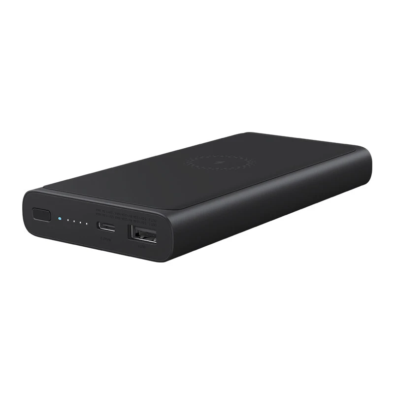 Xiao mi Беспроводное зарядное устройство 10000 мАч Qi Быстрое беспроводное usb type C power Bank