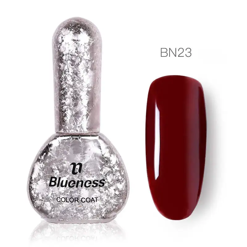 Blueness 12 цветов УФ гель для ногтей 6 мл Карри чистый цвет Полирующий гвоздь