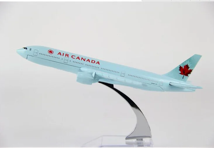 Лидер продаж модель самолета 16 см Боинг 777Air Канада B777 из металла для детей