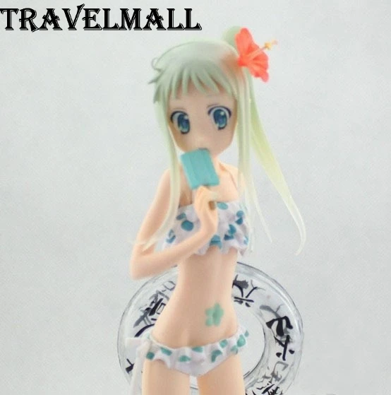 TraVelMall New in Box Anime Menma Honma Meiko 23cm PVC Action Figure Toy Model for Anohana The Flower We Saw That Day kids gift | Игрушки и