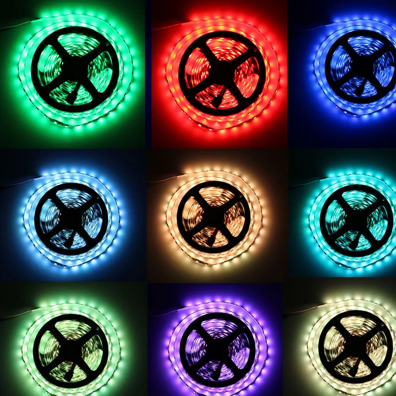 Лента светодиодная RGB SMD5050 60 светодиодов/м 20 клавиш 12 В переменного