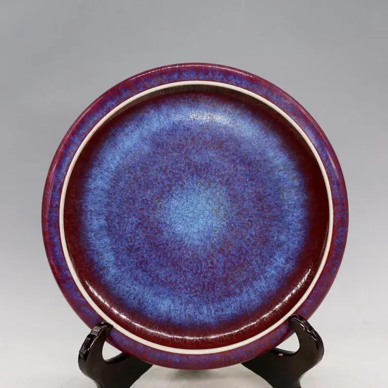 

Античный фарфоровый горшок QingDynasty, Jun Kiln, Розовая Круглая мойка, украшение, коллекция и украшение, бесплатная доставка