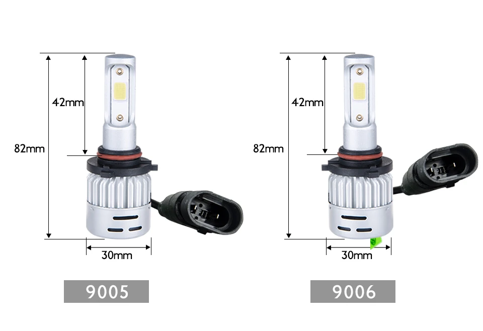 Aceersun мини H4 H7 светодиодный H7 H4 3000 K 4300 K 6500 K 8000 K для автомобильных фар 12 V 72 Вт COB 8000LM H1 H8 H11 9005 9006 hb3 hb4 Hi короче спереди и длиннее сзади