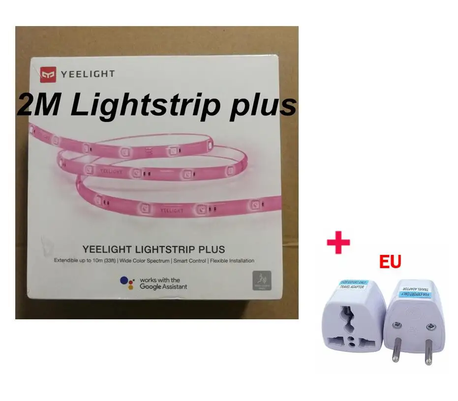 add EU plug Xiaomi mi jia yee светильник полоса плюс светодиодный светильник растягивающийся до 10 м умный для mi home yee светильник App Wifi - Цвет: add EU plug