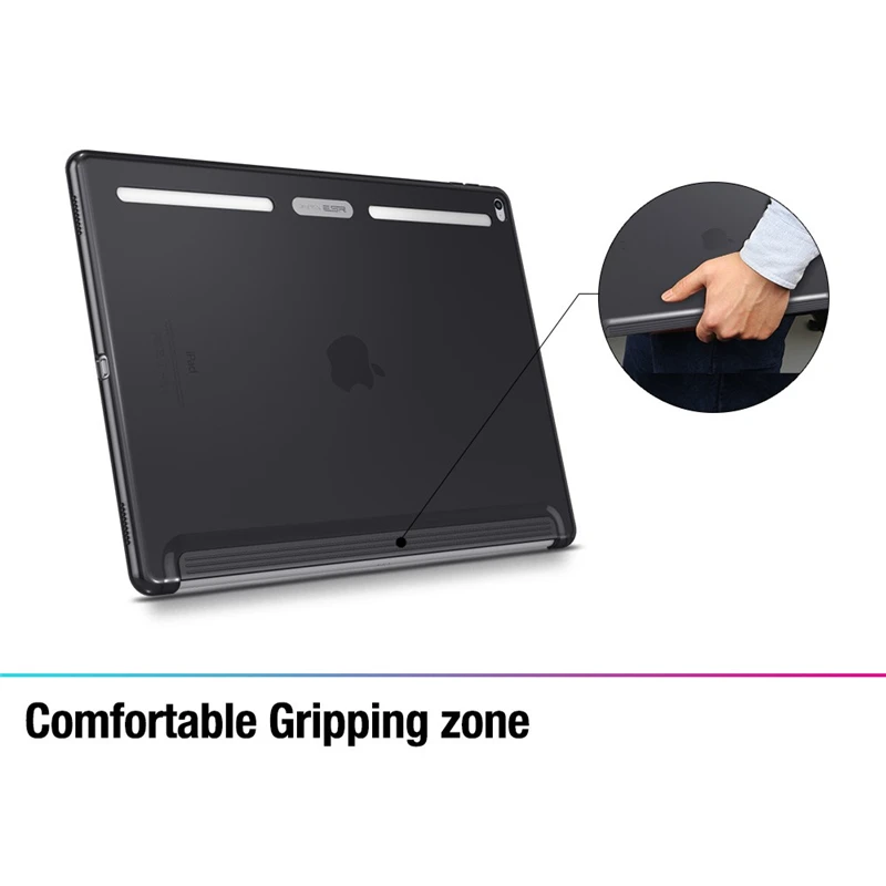 Ультратонкий чехол для iPad Pro 12 9 дюймов тонкий бампер из ТПУ угловая задняя крышка