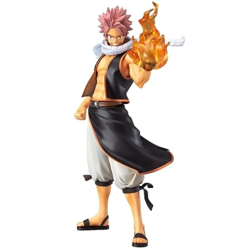 Anime Fairy Tail Etherious Natsu Dragneel Fire Fist 1/7 Scale Painted PVC Action Figure Collectible Model Kids Toys Doll Gift