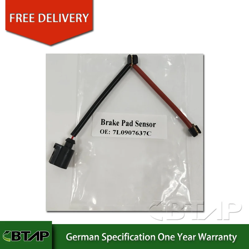 BTAP задний датчик тормозных колодок для AUDI Q7 PORSCHE CAYENNE VW TOUAREG 7L0907637C 7L0907637B 955 612 365 30