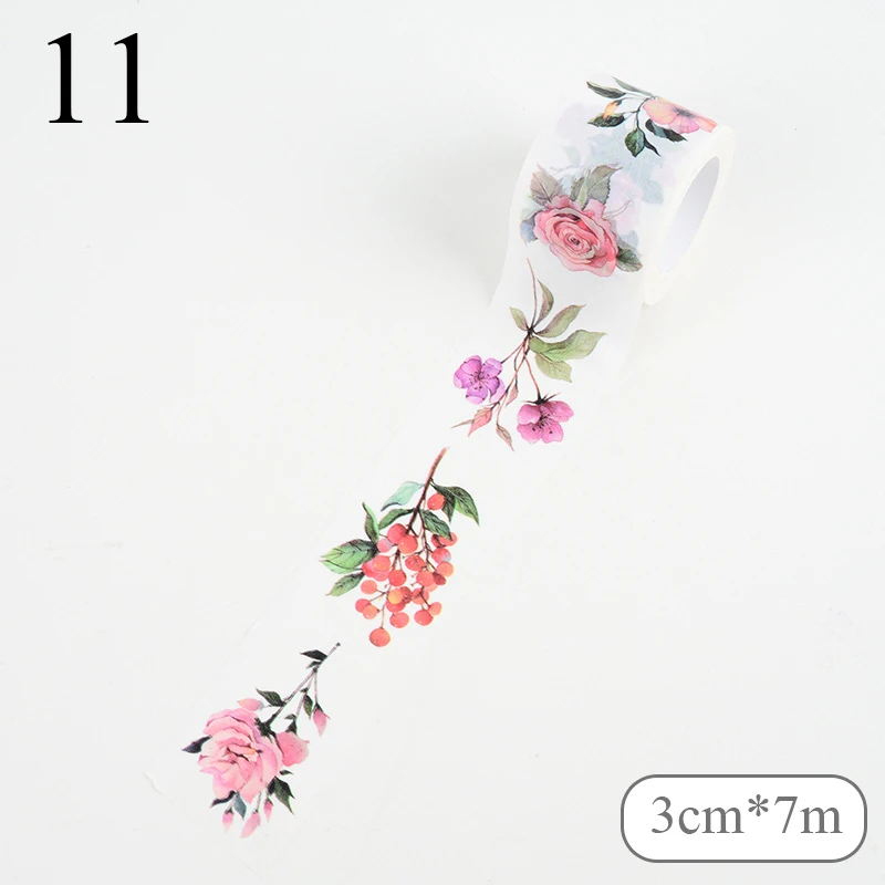 11 1 шт. милый фруктовый маскирующий скотч Kawaii Cherry васи лента декоративная клейкая лента для детей DIY Скрапбукинг дневник Альбомы для фото - Цвет: 11