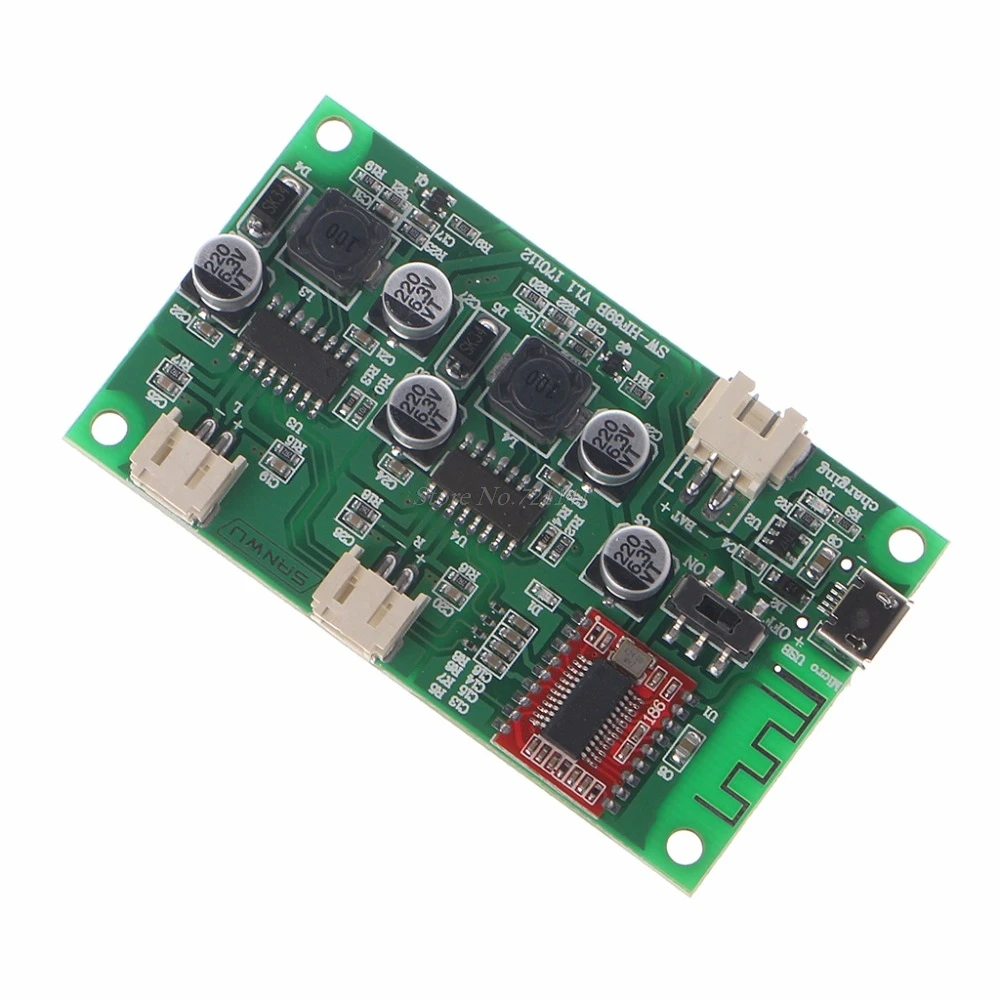 HF69B 6 Вт+ 6 Вт двухканальный стерео Bluetooth динамик мощность Bluetooth усилитель мощности доска