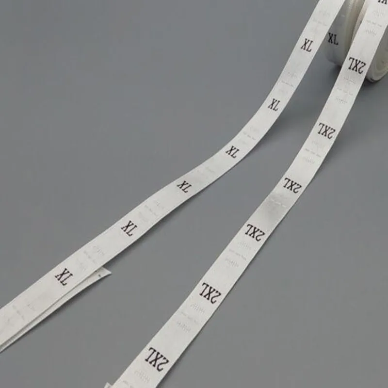 600 шт./лот этикетки для одежды хлопковые с принтом ярлыки детской на заказ размера