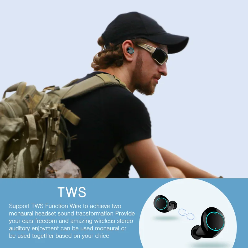 TWS-J1 беспроводные мини Bluetooth-наушники Bluetooth 5 0 Наушники Twins