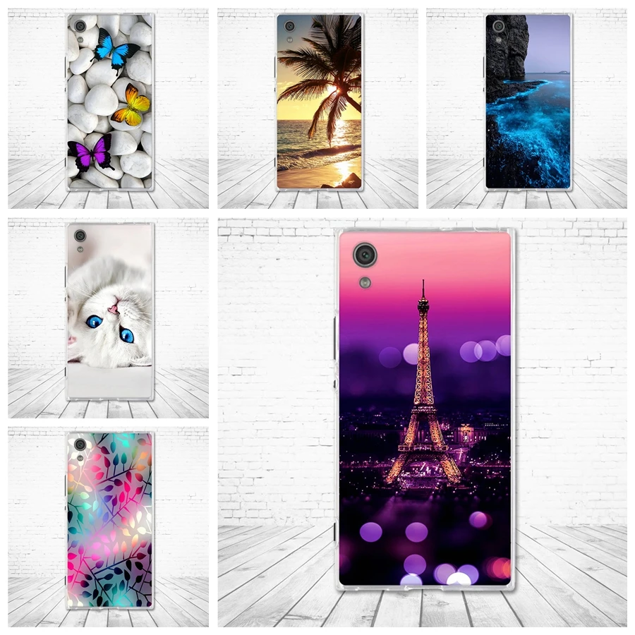 Чехол для Sony Xperia XA1 G3121 G3112 G3125 G3116 G3123 задний силиконовый чехол Z6 5 2 &quotмягкий TPU xa1|case