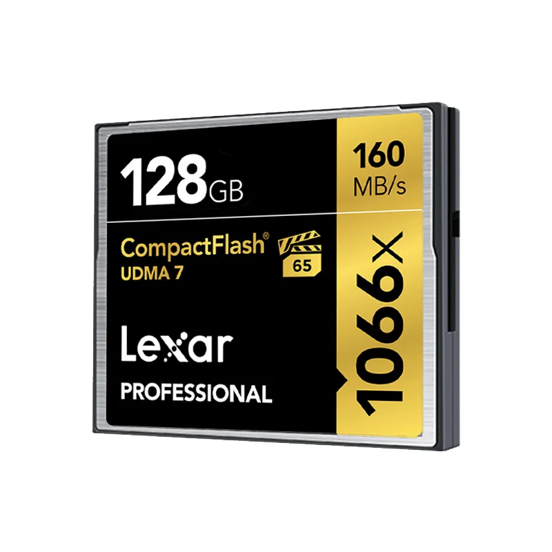 Lexar Professional 1066x32 GB CompactFlash Cf флэш-карта памяти 64GB 128GB для Dslr камеры Hd видеокамера 1080p 3d
