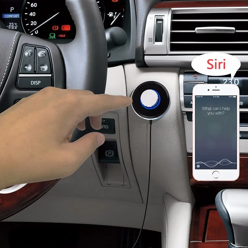 Fdoman автомобильный bluetooth hands free Комплект Беспроводной 4,0 AUX аудио приемник адаптер Поддержка голосового набора