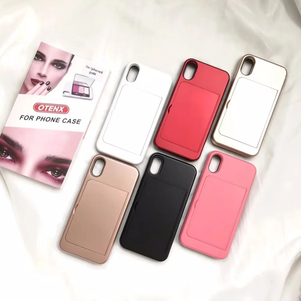 Реальный макияж и полный посылка защиты чехол для iPhone X 7 8 6 S плюс Чехол XS |