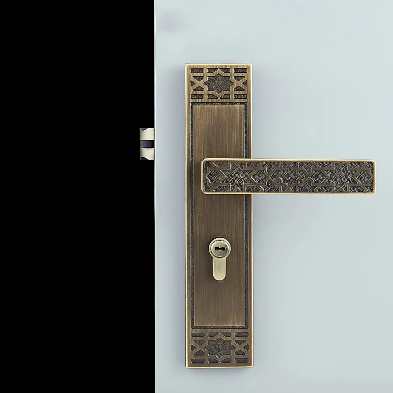 1 комплект современный латунный дверной замок с замком ключей классические