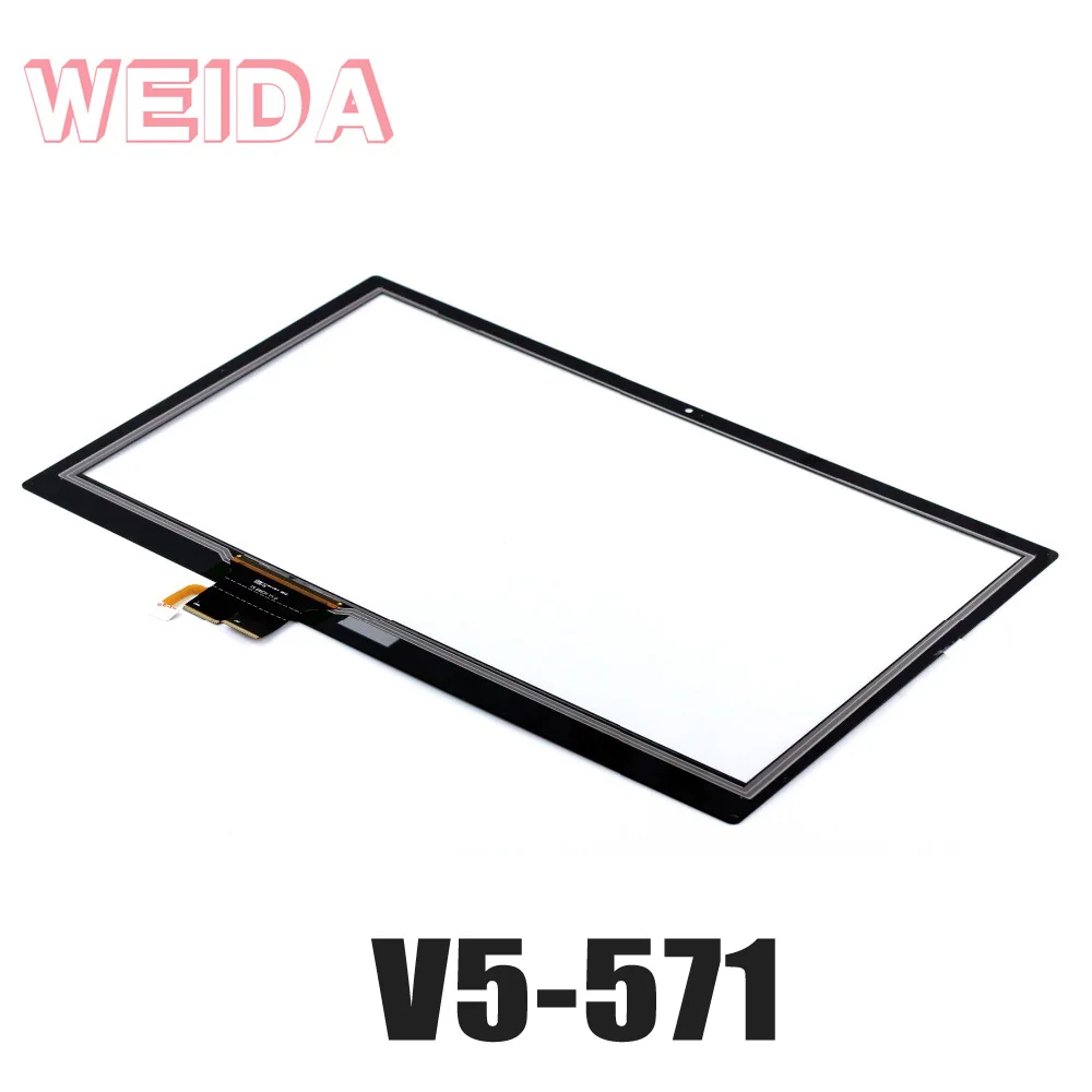 ЖК экран WEIDA для Acer Aspire 15 6 дюйма серия V5 571 сенсорный дигитайзер стеклянная рамка