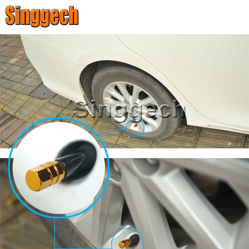 4 шт. Алюминий автомобиля колпачки вентиля шины для грузовиков Volvo XC90 XC60 S90 S60 V70 S40