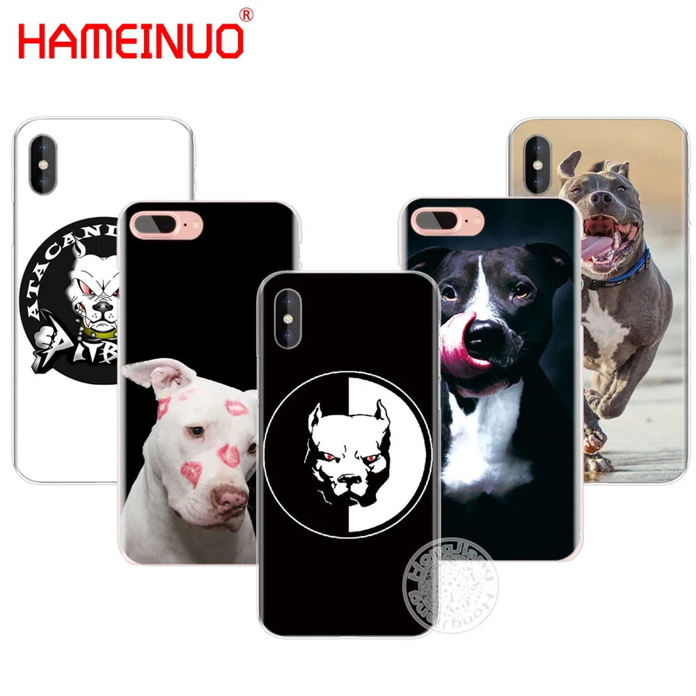 HAMEINUO pitbull dog Чехол для мобильного телефона iphone 6 4 4s 5 5s SE 5c 6s 7 8 plus чехол X|case for iphone|case