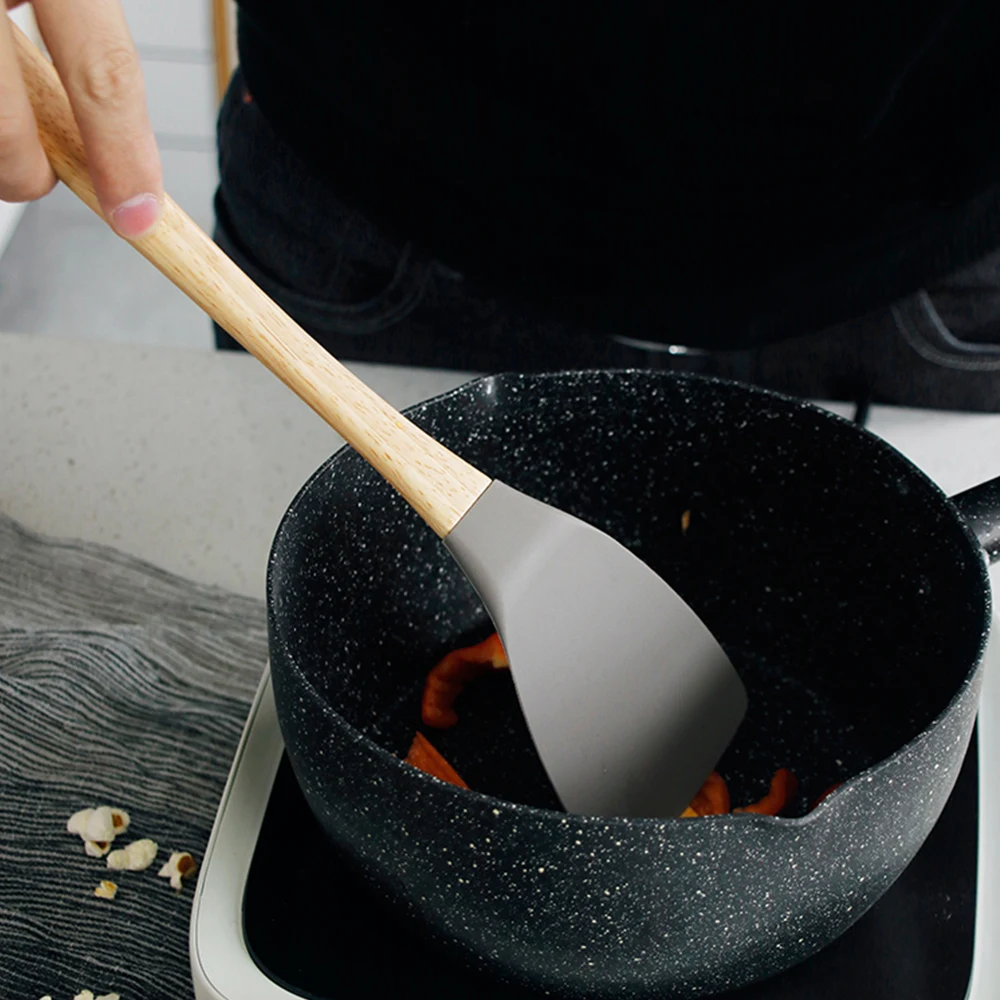 Силиконовая ложка для яиц DAMASK шлицевая масляная щетка кухонные принадлежности