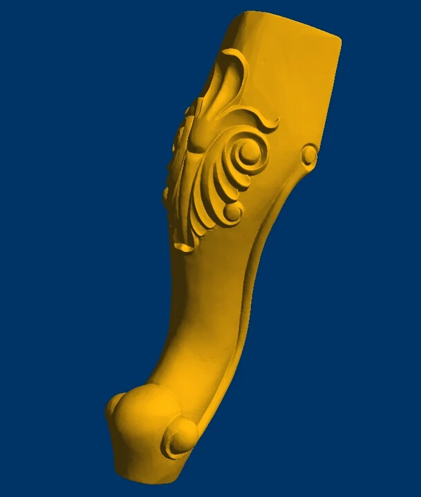3D модель рельеф STL формат CNC наложница стул ножки мебель ноги 116 | Инструменты