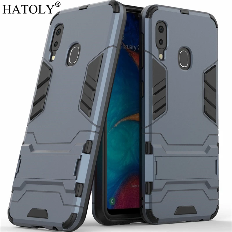 Защитный чехол HATOLY для Samsung Galaxy A20e Жесткий Чехол из силиконовой резины с роботом